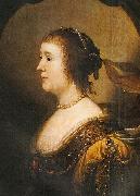 Gerrit van Honthorst Portrait of Amelia van Solms oil painting reproduction